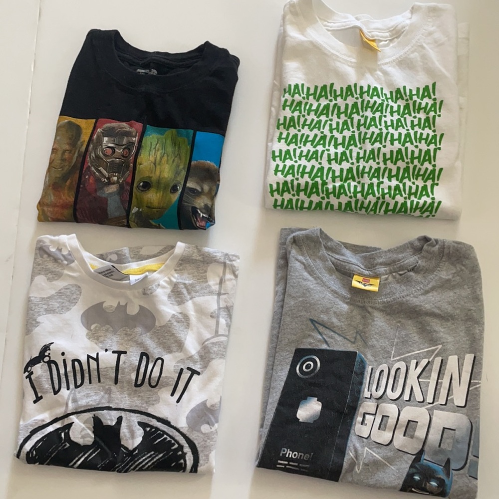 Boy size 5 T-shirt BUNDLE of 4